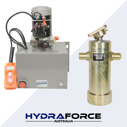 1250 MM Tipper Trailer Kit - 5 Stage Cylinder with Power Unit