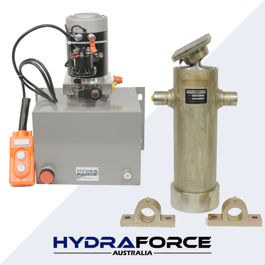 1500 MM Tipper Trailer Kit - 5 Stage Cylinder with Power Unit