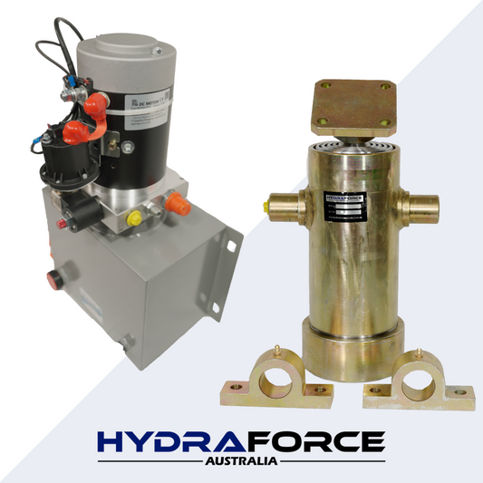 1040 MM Tipper Trailer Kit - 5 Stage Cylinder with Power Unit