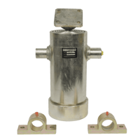6 Stage Hydraulic Cylinder 1480mm Stroke / 8000KG Rated