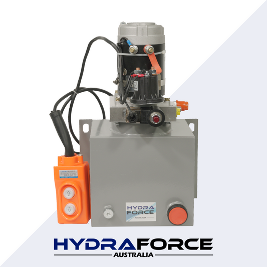 12 VOLT HYDRAULIC POWER UNIT 1.1KW MOTOR, 1.6CC PUMP WITH 5LT TANK