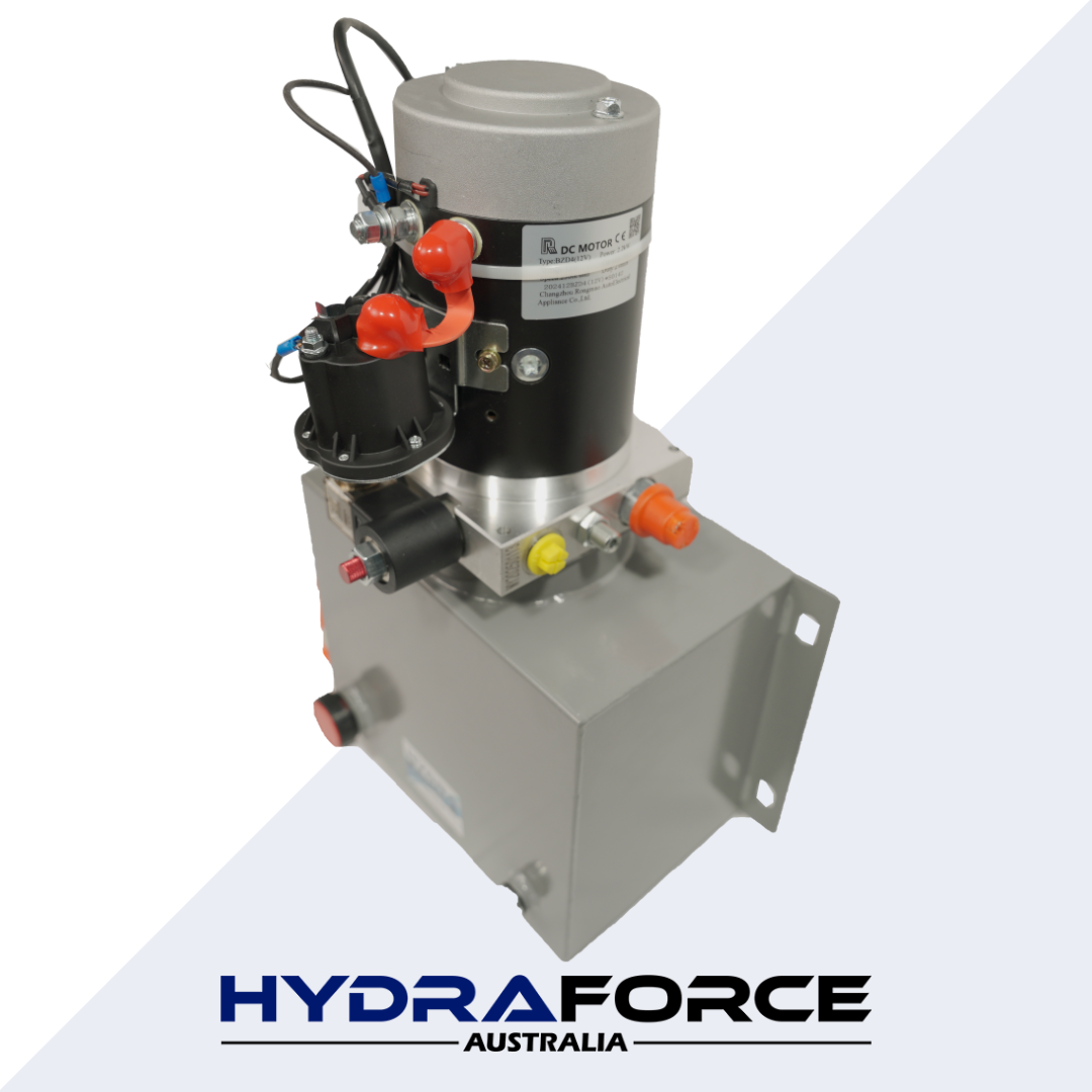 12 VOLT HYDRAULIC POWER UNIT 1.5KW MOTOR, 2.5CC PUMP WITH 16LT TANK